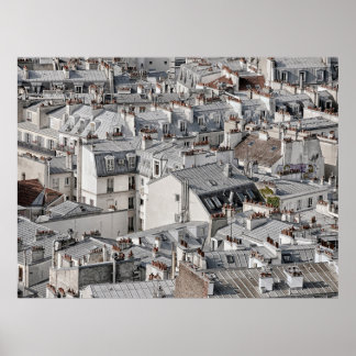 POSTER VUE SUR LA VILLE EN JOURNÉE