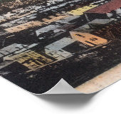 Poster Vue sur la ville et le mont DeweySkagway, AK (Coin)