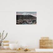 Poster Vue sur la ville et le mont DeweySkagway, AK (Cuisine)