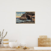 Poster Vue sur l'arc naturel, Emerald Cove (Cuisine)