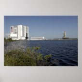 Poster Vue sur le bassin, navette spatiale Atlantis (Devant)