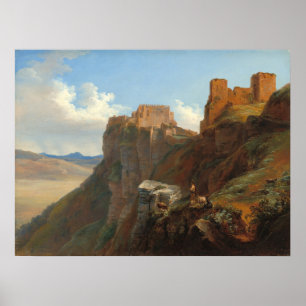 Poster Vue sur le Castello - Sarazin de Belmont