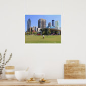 Poster vue sur le centre-ville d'Atlanta (Cuisine)