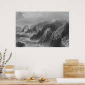 Poster Vue sur le château de Slaines, près de Peterhead (Cuisine)