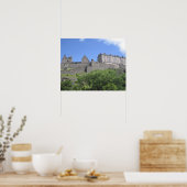 Poster Vue sur le château d'Édimbourg, Edimbourg, Ecosse, (Cuisine)