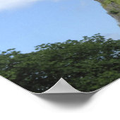 Poster Vue sur le château d'Édimbourg, Édimbourg, Ecosse, (Coin)