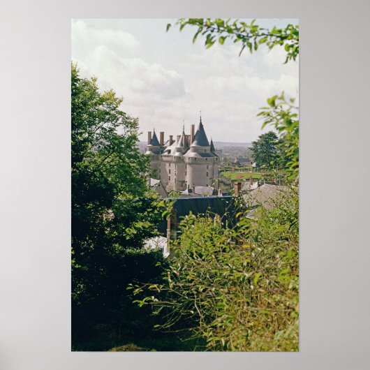 Poster Vue sur le château restauré du nord (Devant)