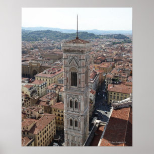 Poster Vue sur le clocher de Giotto (Campanile di