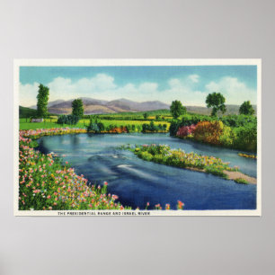 Poster Vue sur le fleuve Israël et la Rang présidentielle