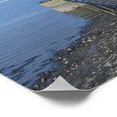 Poster Vue sur le Forth depuis Blackness Castle, Écosse (Coin)