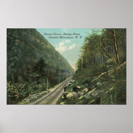 Poster Vue sur le Grand Canyon et Stoney Clove (Devant)