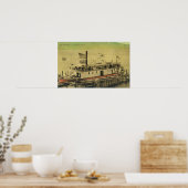 Poster Vue sur le Klondike Riverboat (Cuisine)