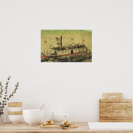 Poster Vue sur le Klondike Riverboat (Cuisine)