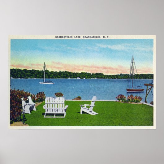 Poster Vue sur le lac (Devant)