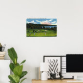 Poster Vue sur le lac Cobbosseecontee et Golf Links (Bureau à domicile)