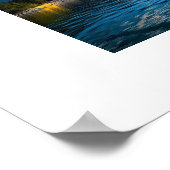 Poster vue sur le lac de montagne (Coin)