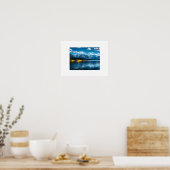 Poster vue sur le lac de montagne (Cuisine)