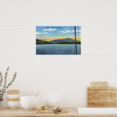 Poster Vue sur le lac depuis Whiteface Inn Dock (Cuisine)