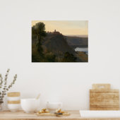 Poster Vue sur le lac Nemi - Jules Coignet Fine Art (Cuisine)