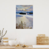 Poster Vue sur le lac par Akseli Gallen-Kallela (Cuisine)