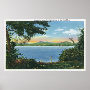 Poster Vue sur le lac Pontoosuc