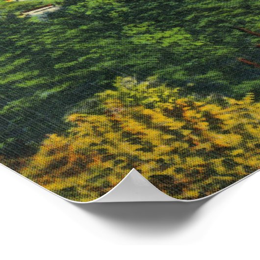 Poster Vue sur le lac Seneca (Coin)