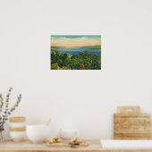 Poster Vue sur le lac Seneca (Cuisine)