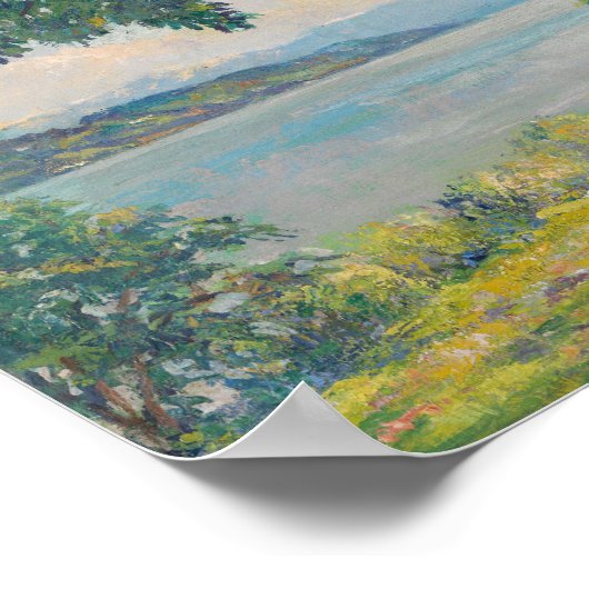 Poster Vue sur le lac Starnberg | Edward Cucuel (Coin)