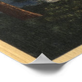 Poster Vue sur le lac sur la Lune (Coin)