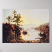 Poster Vue sur le lac Winnipiseogee (Devant)
