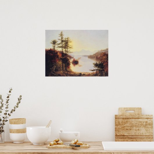 Poster Vue sur le lac Winnipiseogee (Cuisine)