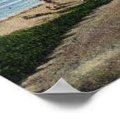 Poster Vue sur le Long Sands à York Beach (Coin)