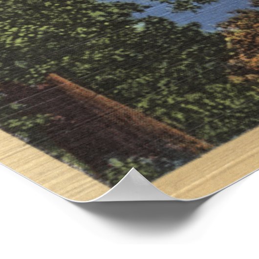 Poster Vue sur le magnifique lac Shasta (Coin)