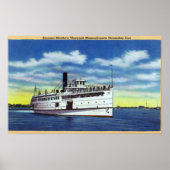 Poster Vue sur le martha's Vineyard Steamer (Devant)