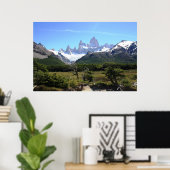 Poster Vue Sur Le Mont Fitz Roy (Bureau à domicile)