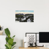 Poster Vue sur le mont Saddleback en hiver (Bureau à domicile)