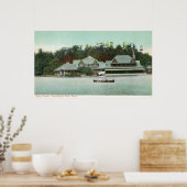 Poster Vue sur le Norumbega Park Boat House (Cuisine)