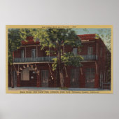 Poster Vue sur le Old Fallon Hotel & Theater (1860) (Devant)