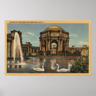 Poster Vue sur le Palais des Beaux-Arts