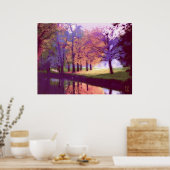 Poster vue sur le parc (Cuisine)