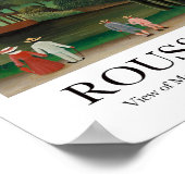 Poster Vue sur le parc Montsouris le Kiosque Henri Rousse (Coin)