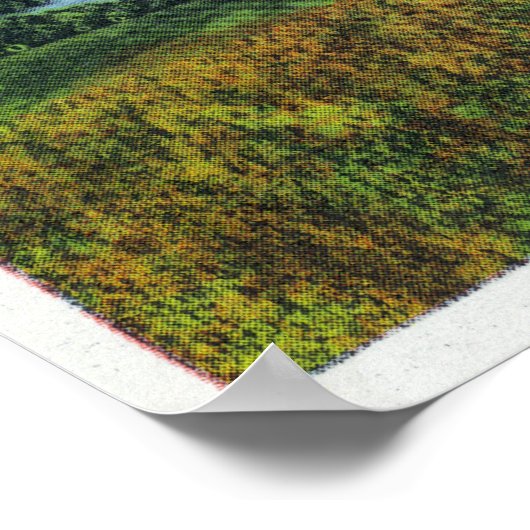 Poster Vue sur le phare Nobska, Hole Woods (Coin)