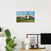 Poster Vue sur le phare Nobska, Hole Woods (Bureau à domicile)