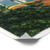 Poster Vue sur le pont d'Alsea Bay (Coin)