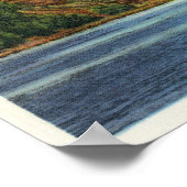 Poster Vue sur le pont Falls View avant l'effondrement (Coin)