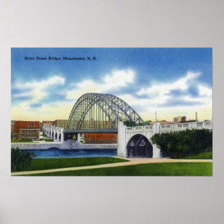 Poster Vue sur le pont Notre-Dame