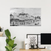 Poster Vue sur le port de la ville de Lyon (Bureau à domicile)