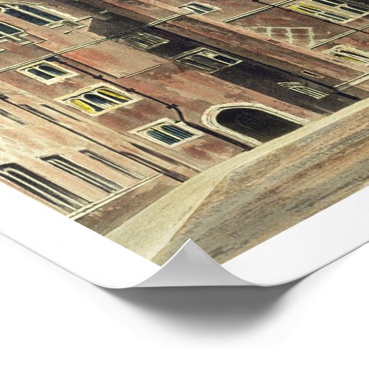 Poster Vue sur le Quadrangle à Hampton Court Palace pour (Coin)