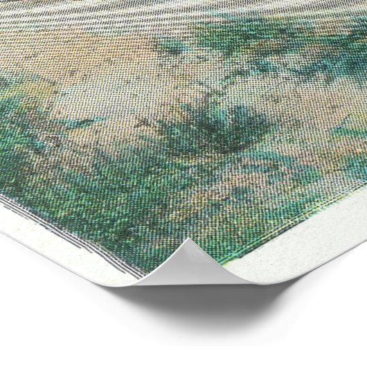 Poster Vue sur le téléphérique du mont Lowe Incline (Coin)