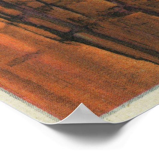 Poster Vue sur le temple d'Osiris (Coin)